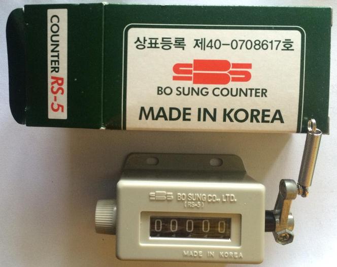 Máy bấm sản lượng vuông Bo Sung RS-5